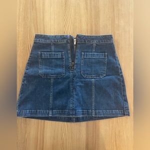 Denim Madewell Mini Skirt
